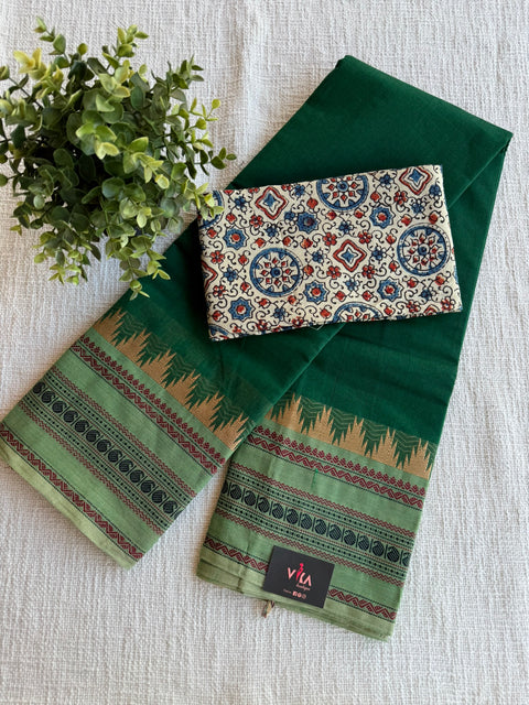 Handloom Chettinad cotton saree
