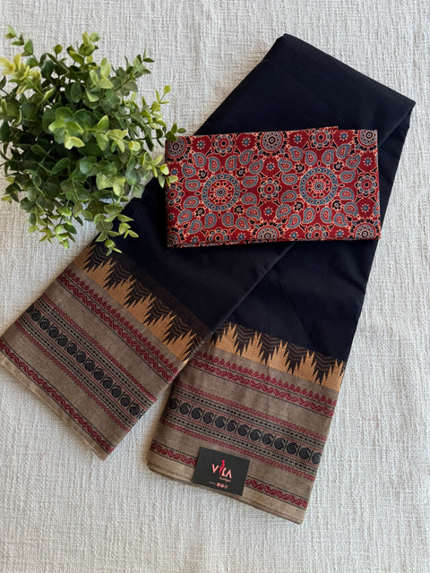 Handloom Chettinad cotton saree