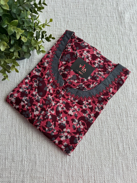 L and XL poly viscose nighty