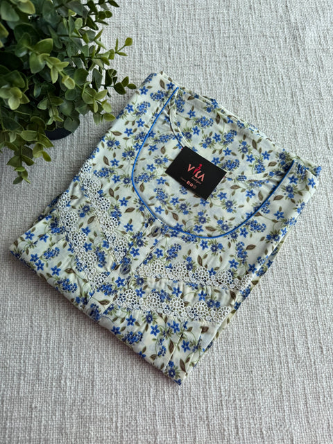 L and XL poly viscose nighty