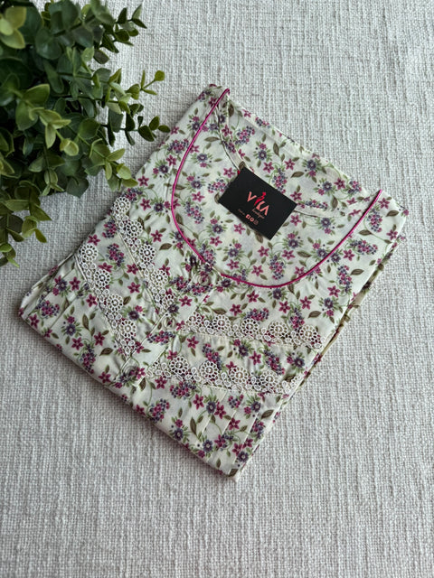 L and XL poly viscose nighty