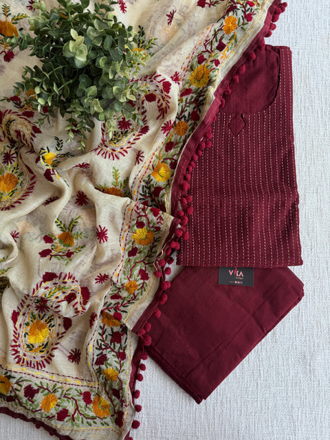 Phulkari Dupatta salwar suit material
