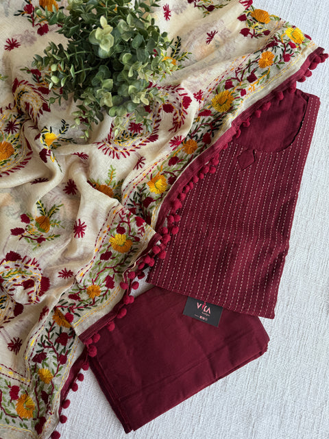 Phulkari Dupatta salwar suit material