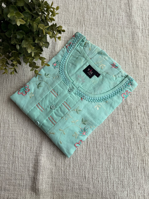 Celebrity cotton Emb nighty