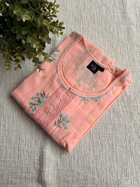 Celebrity cotton Emb nighty