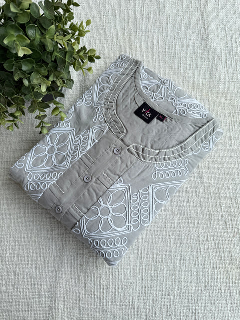 XXL size Celebrity cotton Emb nighty