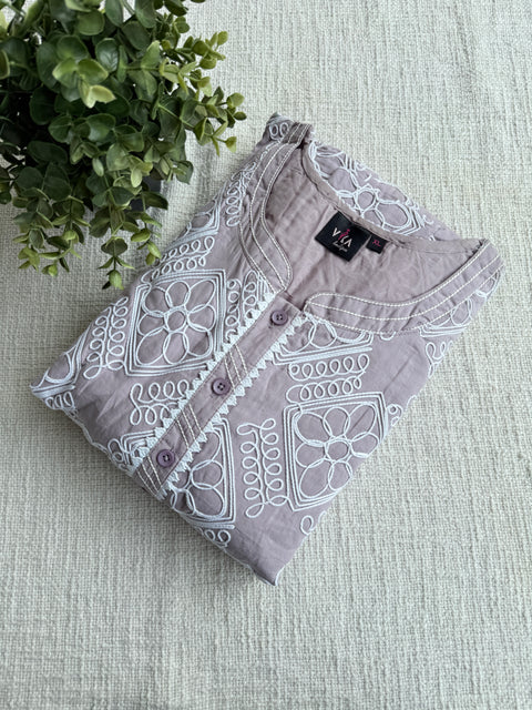 XL size Celebrity cotton Emb nighty