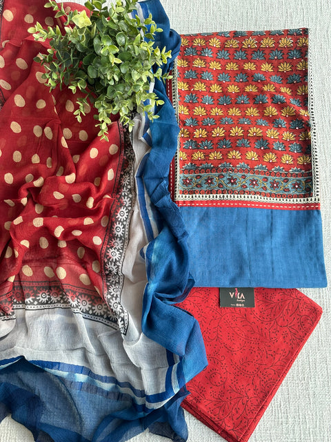 Designer cotton salwar suit material