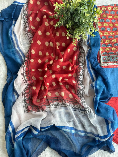 Designer cotton salwar suit material