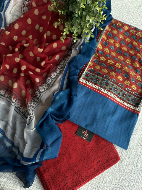 Designer cotton salwar suit material