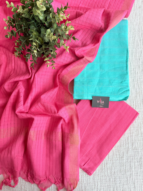 Handloom cotton salwar material