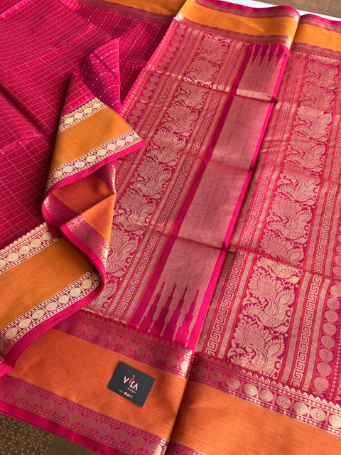 Pure handloom Silk cotton saree