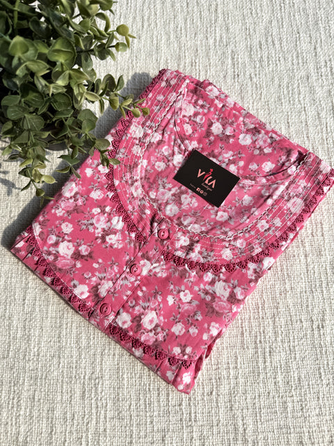 3XL size printed PV nighty