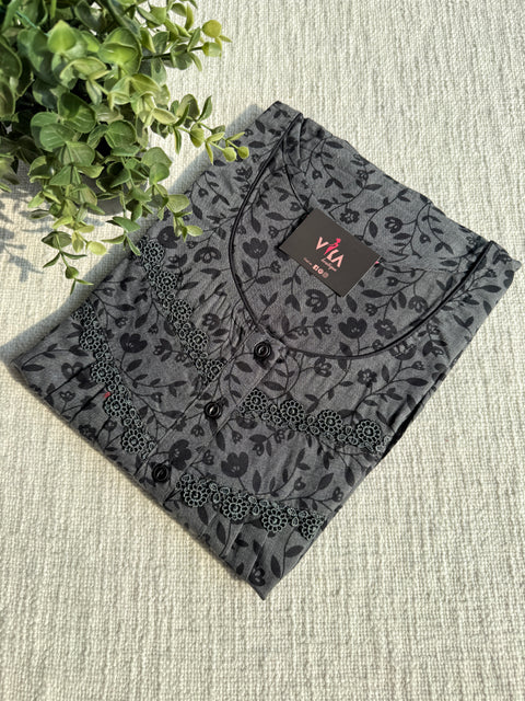 3XL size printed PV nighty