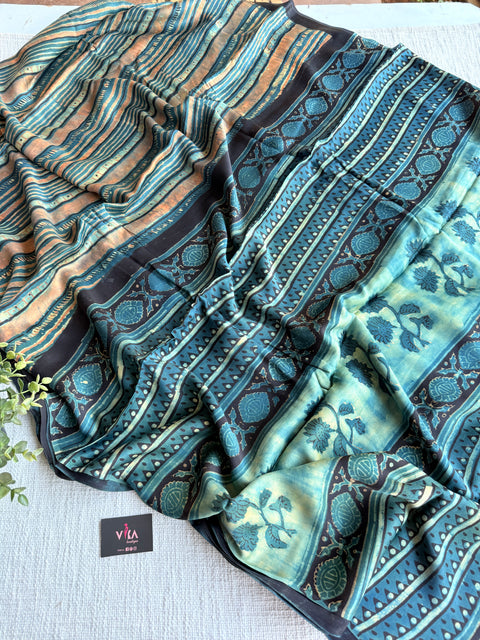 Vanaspati printed modal silk saree