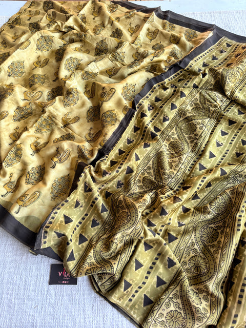 Vanaspati printed modal silk saree