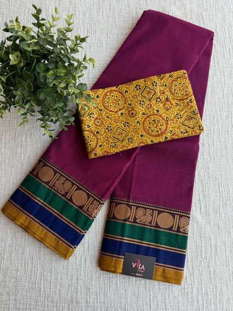 Handloom chettinad cotton saree
