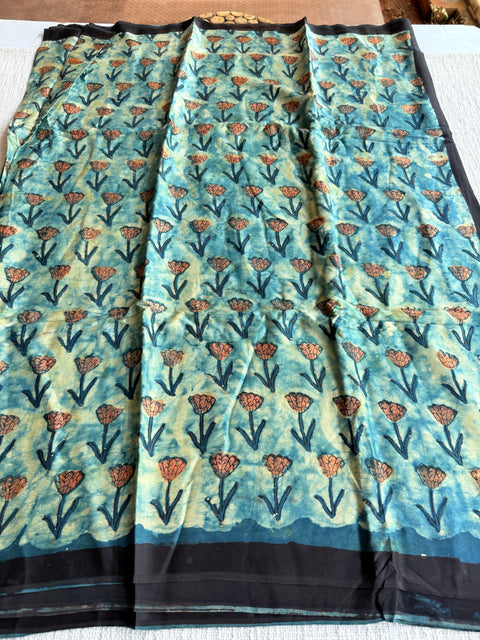 Vanaspati printed modal silk saree