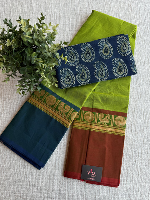 Handloom chettinad cotton saree