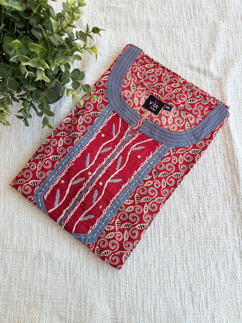 XXL size printed cotton Nighty