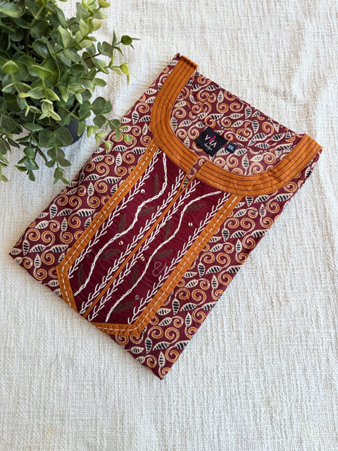 XXL size printed cotton Nighty