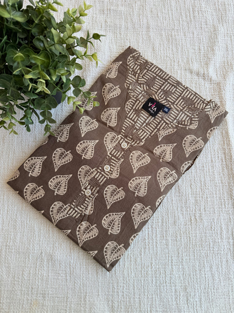 XXL size printed cotton Nighty
