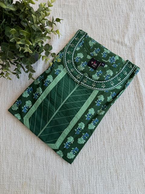 XXL size printed cotton Nighty