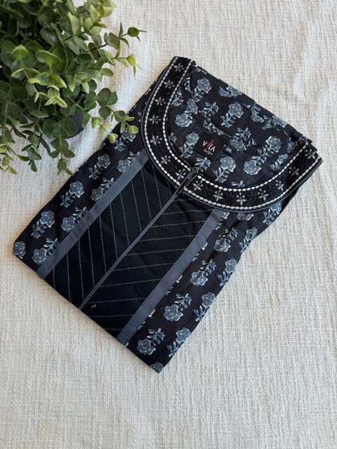 XXL size printed cotton Nighty
