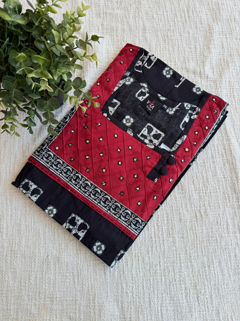 XXL size printed cotton Nighty