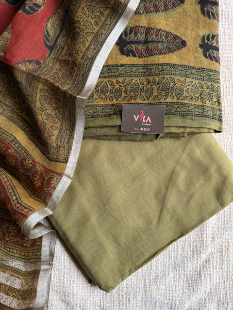 Pure linen suit set material