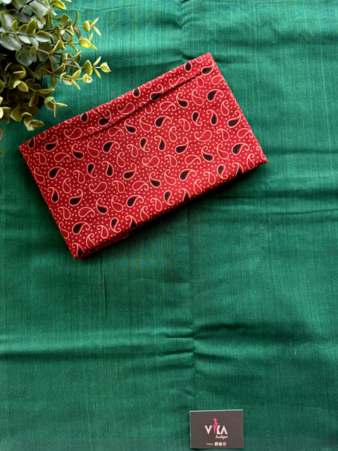 Mangalgiri Cotton Saree with blouse