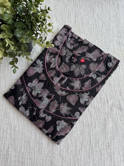 XL size printed italian cotton Nighty