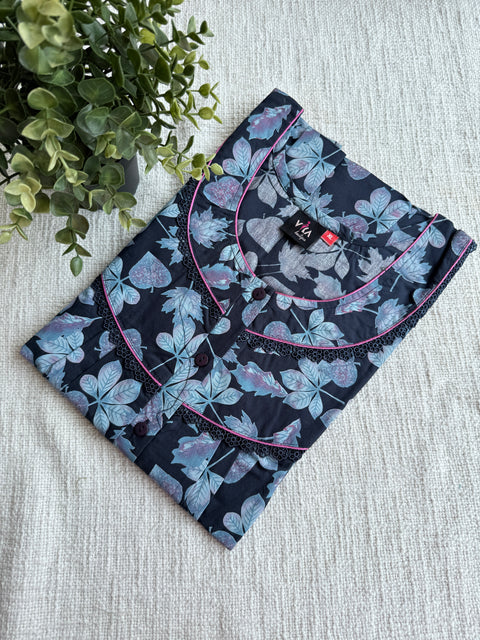 XL size printed italian cotton Nighty