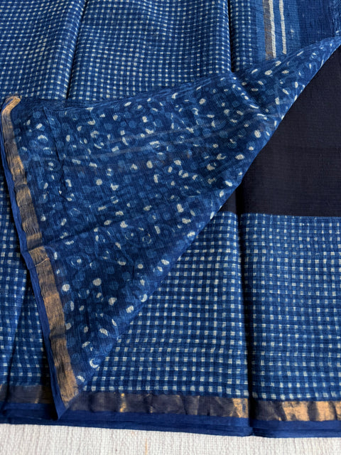 Printed kota cotton saree