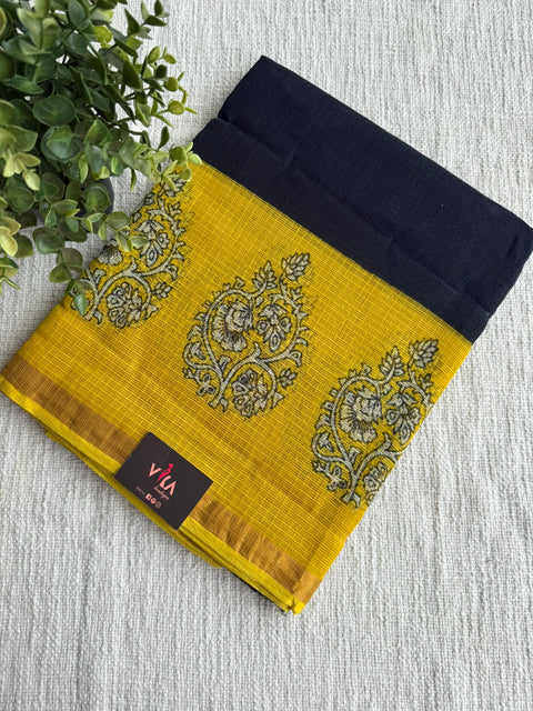 Printed kota cotton saree