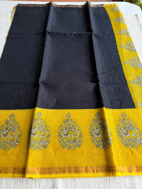 Printed kota cotton saree
