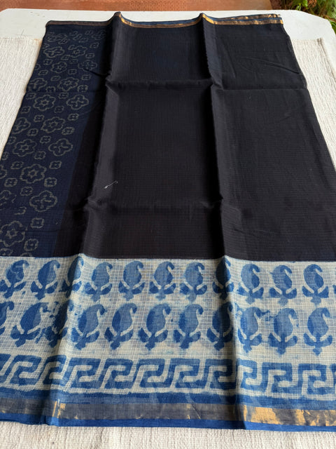 Printed kota cotton saree