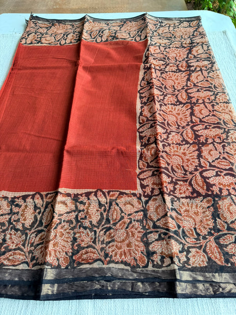 Printed kota cotton saree