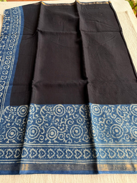 Printed kota cotton saree