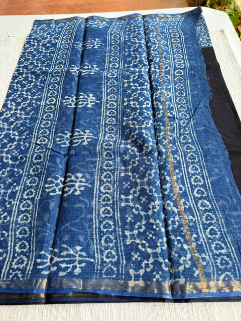 Printed kota cotton saree