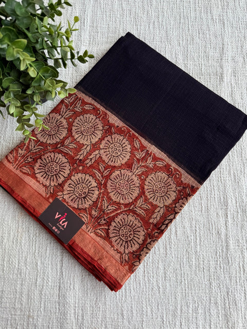 Printed kota cotton saree