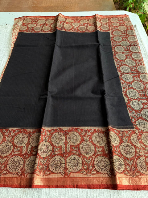 Printed kota cotton saree