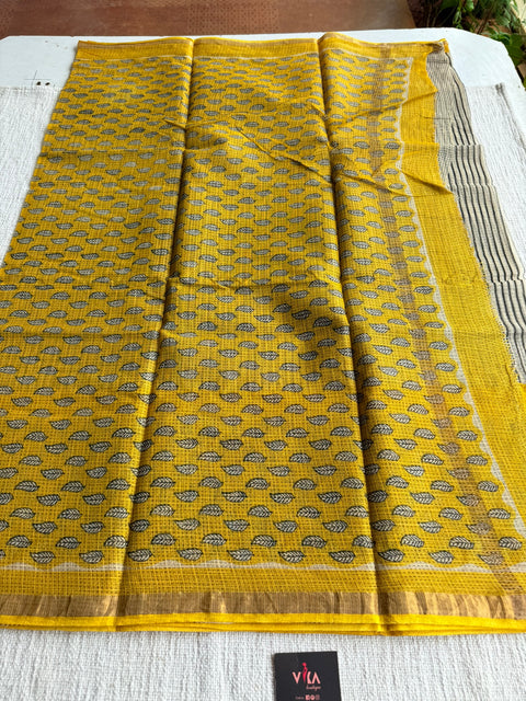Printed kota cotton saree