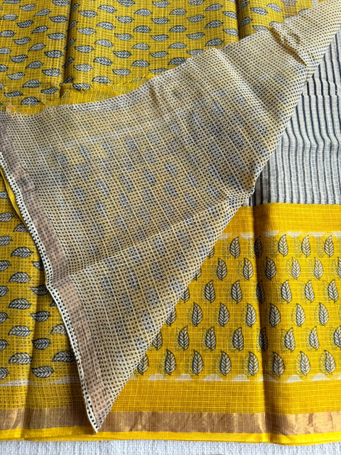 Printed kota cotton saree