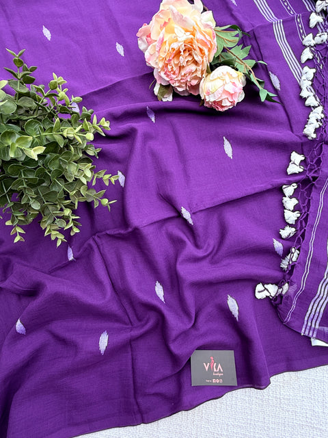 Bhutta weaving mul cotton saree