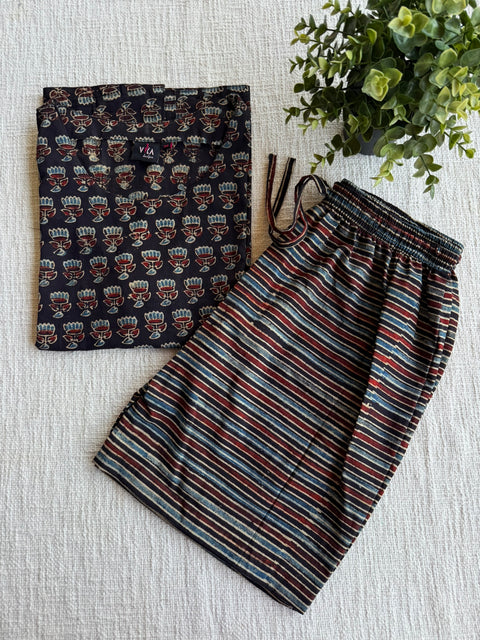 Size 38 cotton night top and shorts