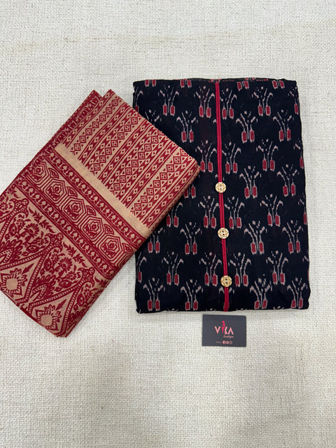 Chanderi cotton salwar material