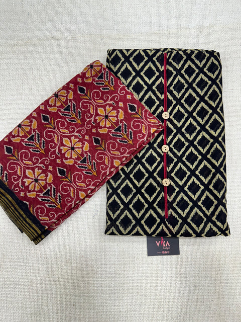 Chanderi cotton salwar material