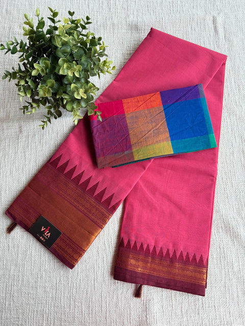 Handloom chettinad cotton saree