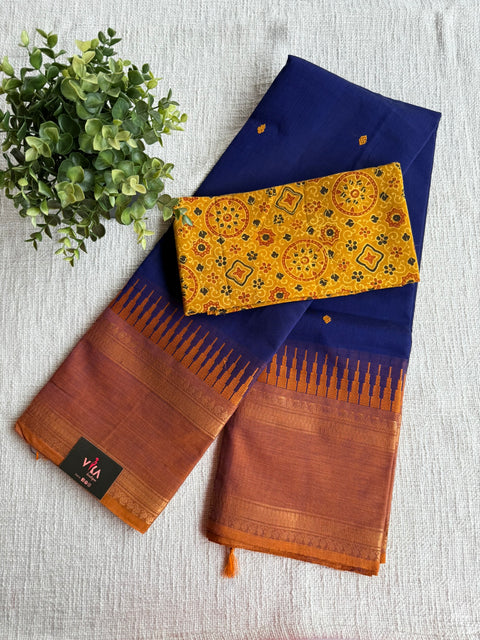 Handloom chettinad cotton saree